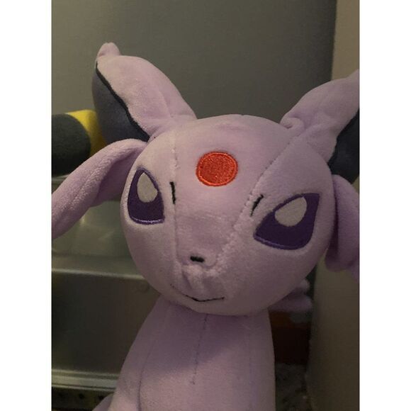 Pokemon 8" Espeon & Umbreon Plush 2-Pack - Officially Licensed - Eevee Evolutio - Picture 12 of 15
